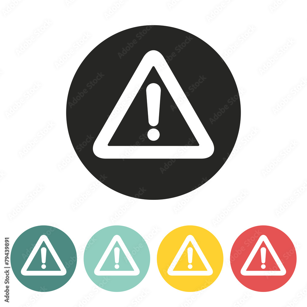 Exclamation mark icon Exclamation mark icon