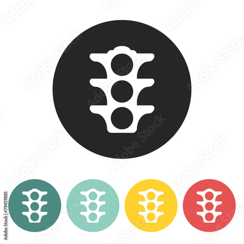 traffic light icon.