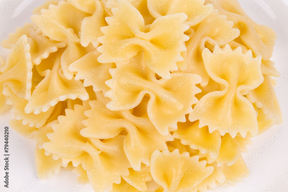 Pasta on the plate. Pasta on the plate.