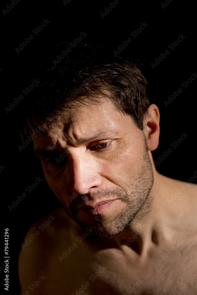 Obraz premium Man With Depression