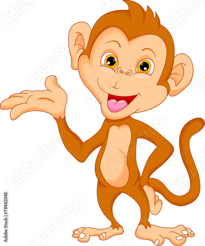 cute monkey cartoon