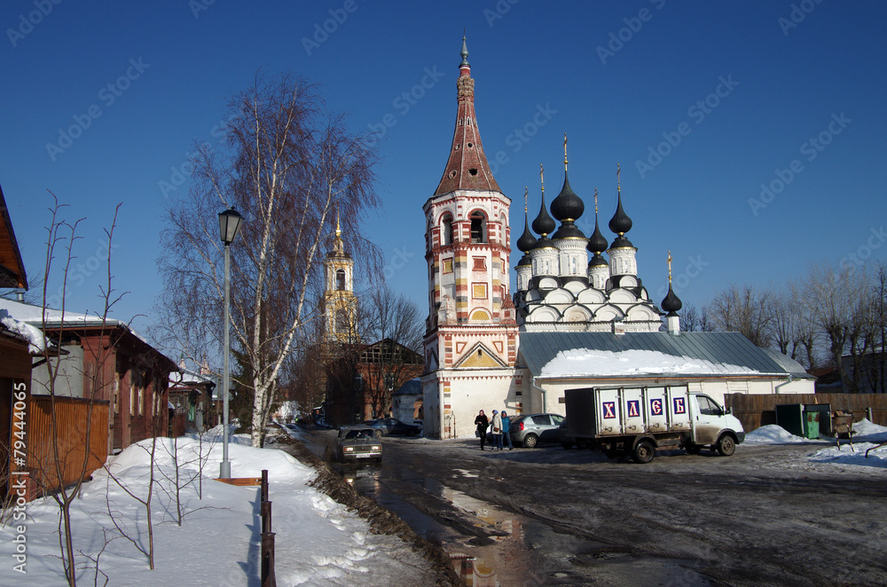 Suzdal. Lazarus Church And Antipievskaya Church