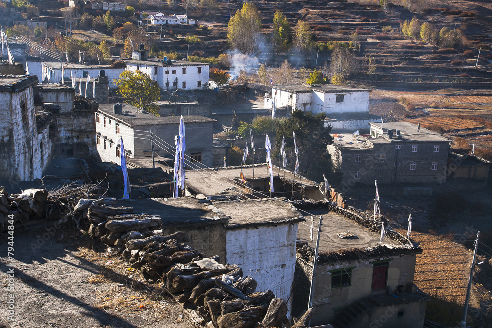 view of the village Jharkot