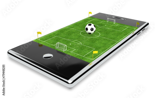 Football app - concept photo