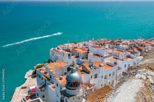 View from the top of to Peniscola