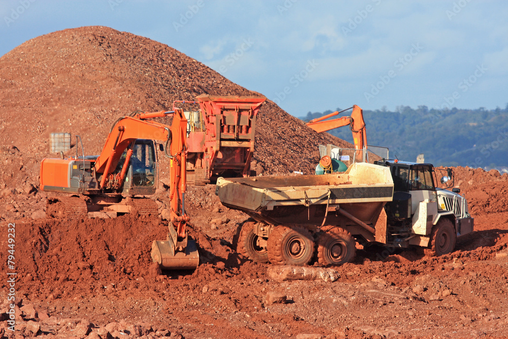 Digger and Dump Truck Digger and Dump Truck