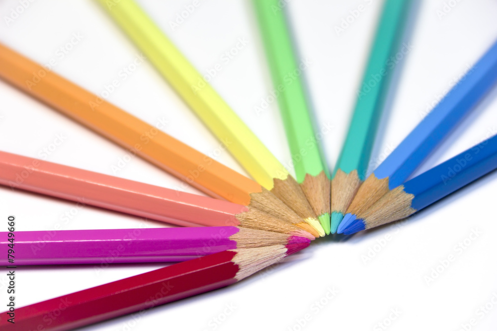 Naklejka premium Colorful Pencils
