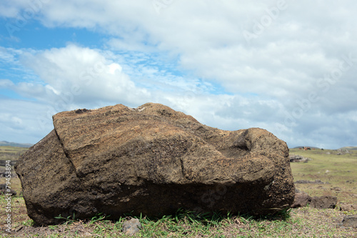 Moai-Kopf (Osterinsel, Rapa Nui) photo