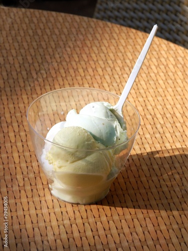 Fotografie icecream as tasty dessert