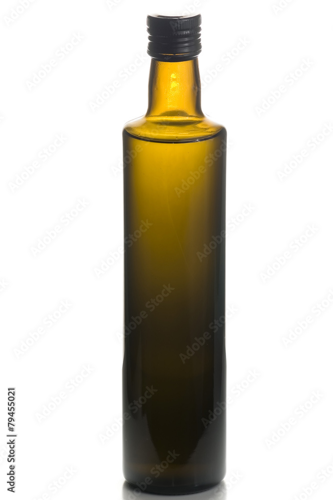 Bottle of olive oil isolated on white background Bottle of olive oil isolated on white background