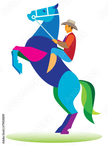 Rodeo cowboy