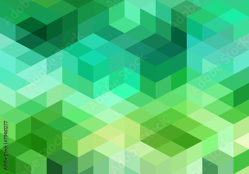 abstract geometric vector background  cube pattern
