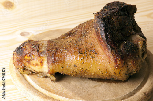 Roasted pork leg (rulka, veprove koleno)