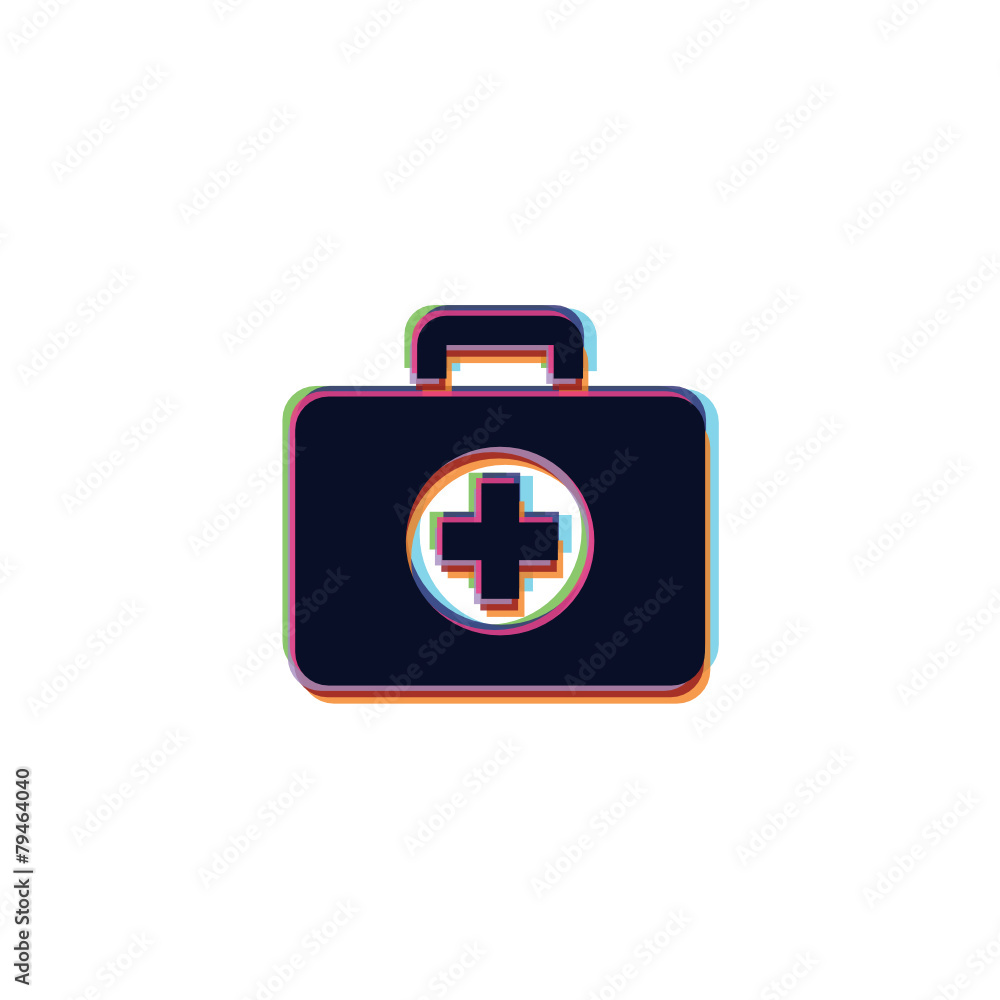 Fototapeta premium 3D Effect - Vector Icon