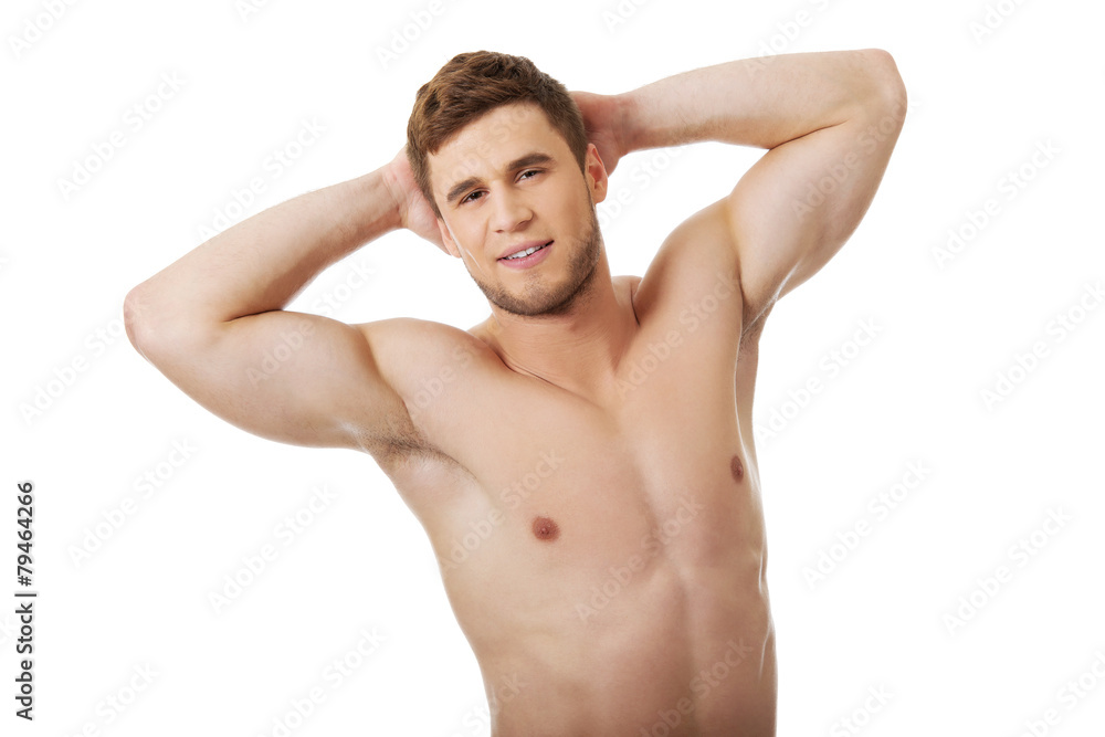 Sexy muscular man.