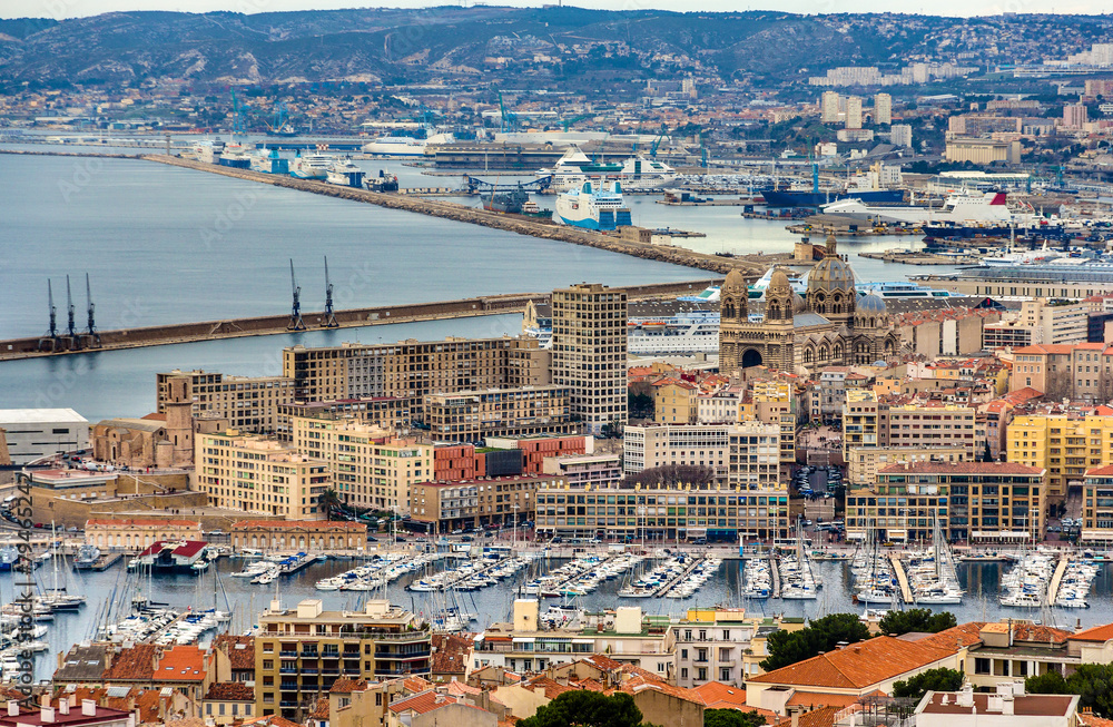 View of Marseille from Notre-Dame de la Garde