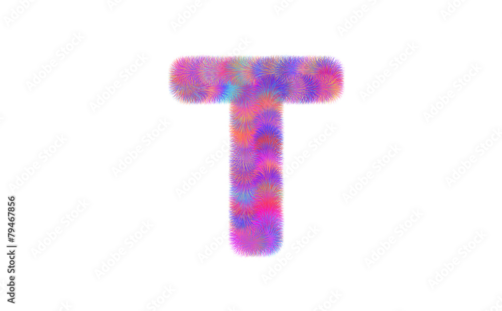colorful fur of font colorful fur of font