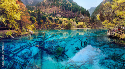 Jiuzhaigou National Park,Sichuan China photo