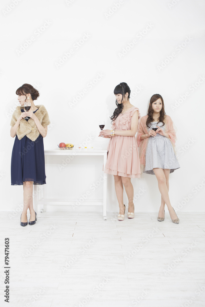 Naklejka premium 女子会