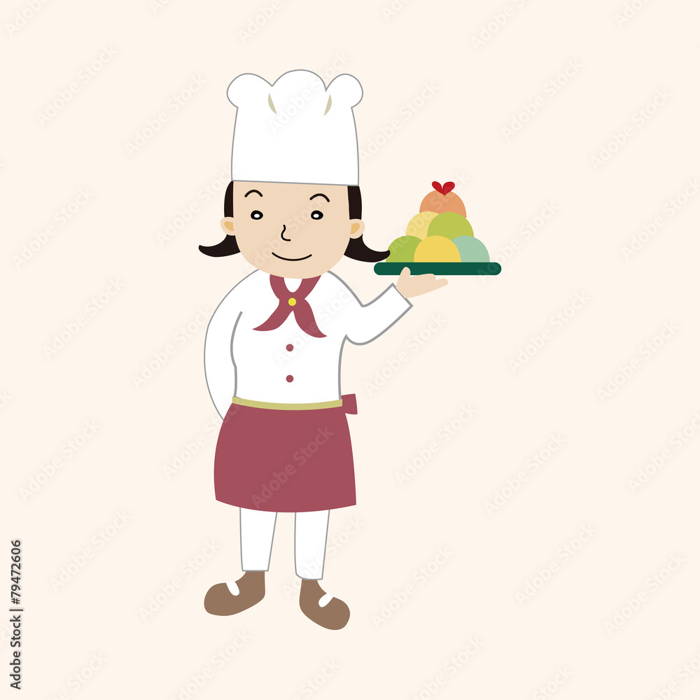 chef theme elements vector,eps chef theme elements vector,eps