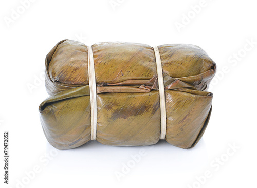 suman isolated on white background, thai food