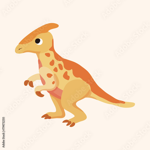 dinosaur cartoon theme elements vector eps