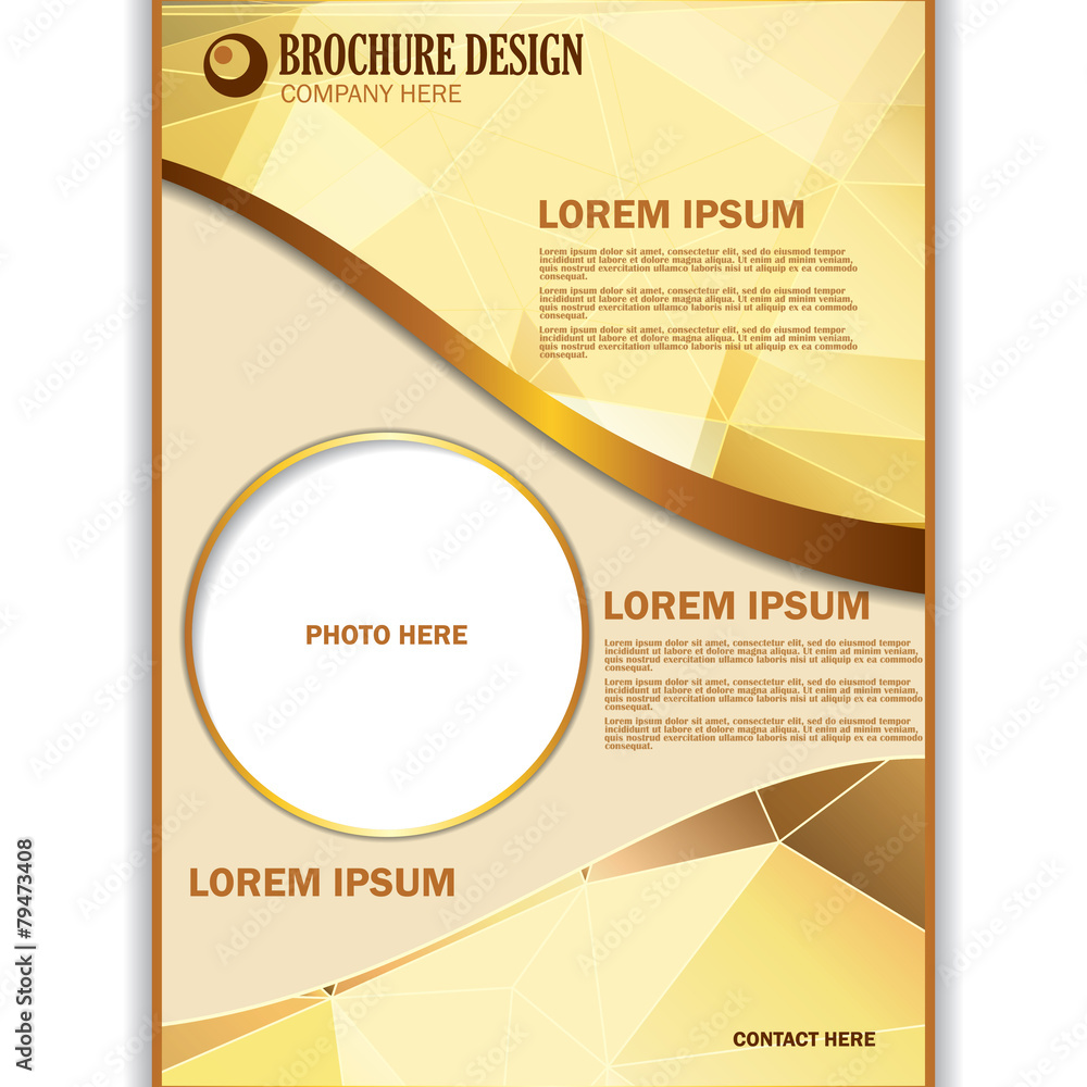 Fototapeta premium Vector presentation of business poster