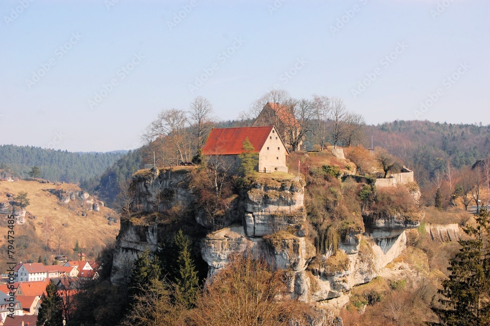 Fototapeta premium Pottenstein Castle in Franconian Switzerland, Germany