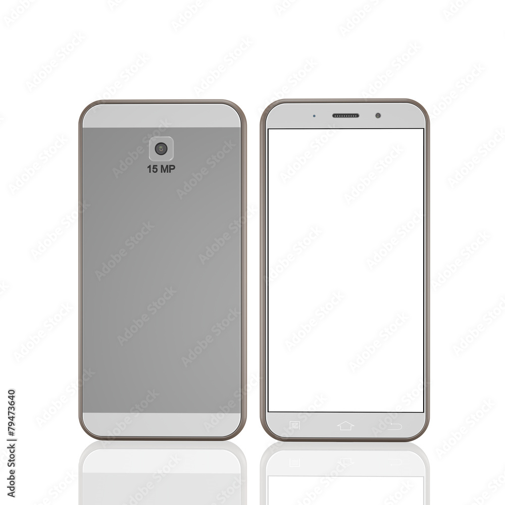 Mobile phone on white background,cell phone illustration Mobile phone on white background,cell phone illustration