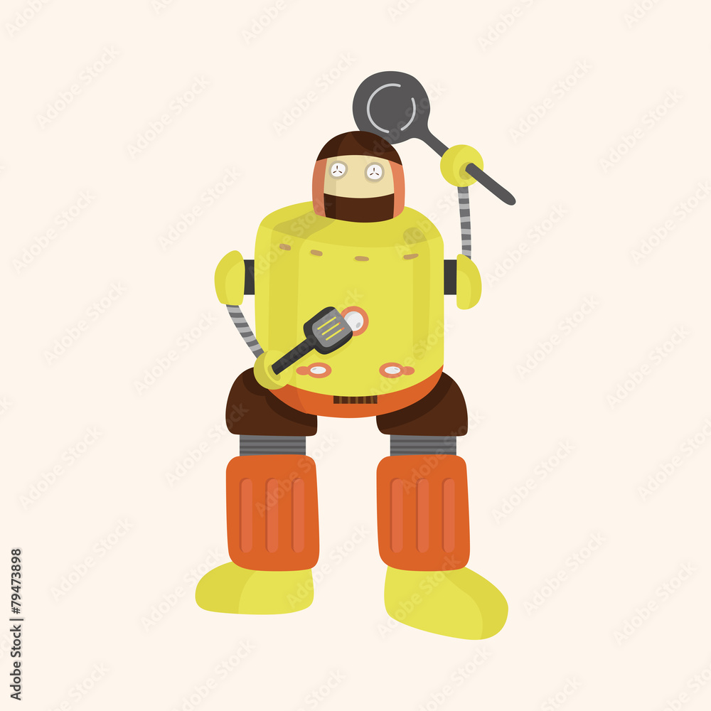 robot theme elements vector,eps robot theme elements vector,eps