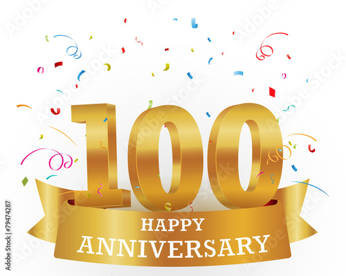 Anniversary Celebration with confetti