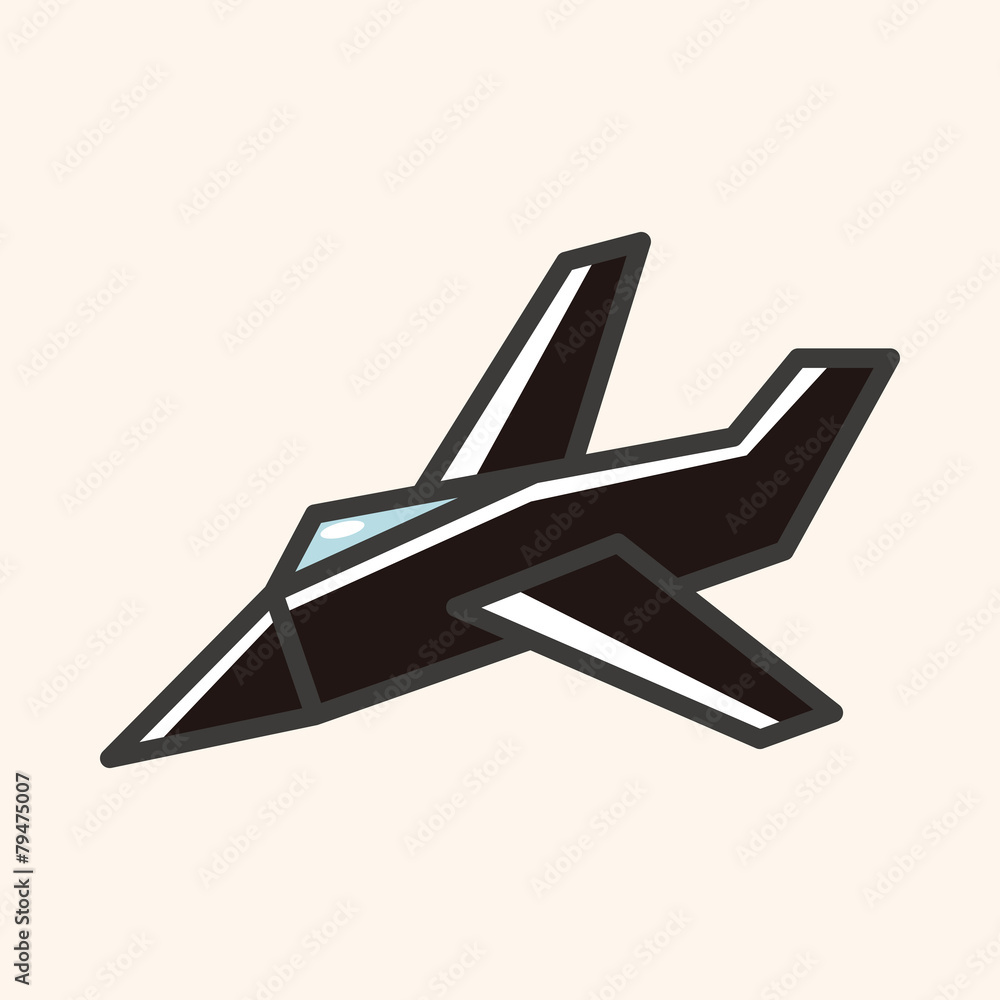 transportation airplane theme elements
