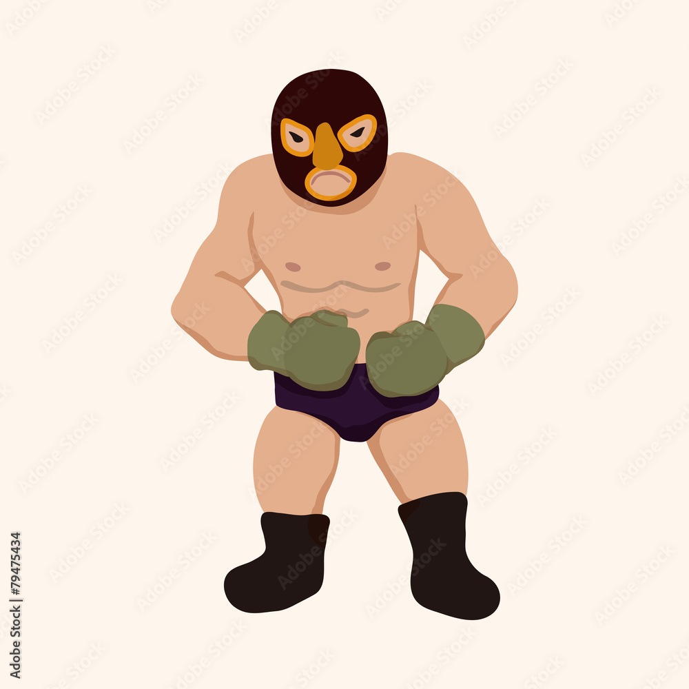 Wrestler theme elements Wrestler theme elements