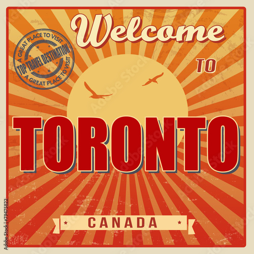 Toronto retro poster