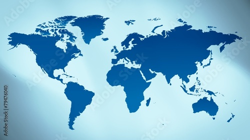 Wallpaper Mural Futuristic world map title background Torontodigital.ca