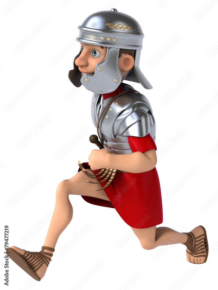 Roman legionary soldier.