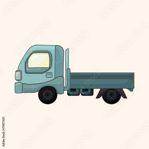truck theme elements vector,eps