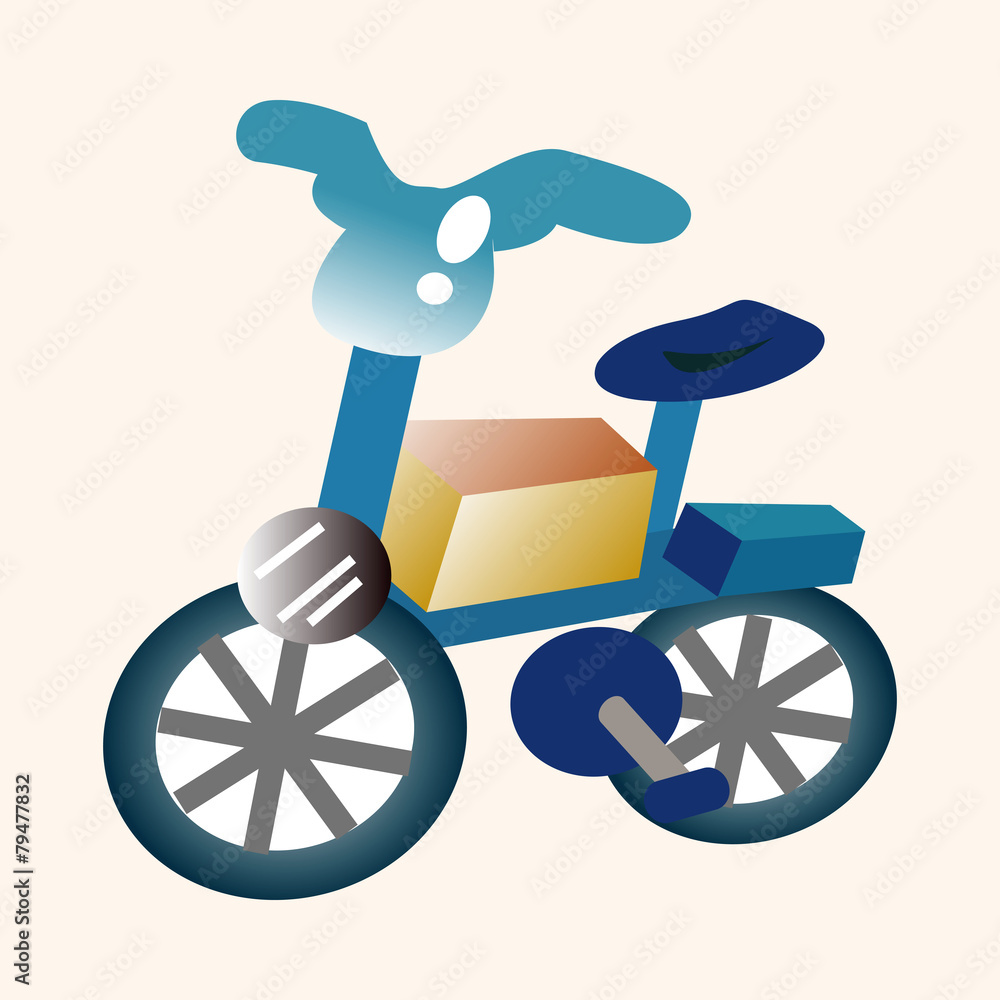 transportation bike theme elements vector,eps transportation bike theme elements vector,eps