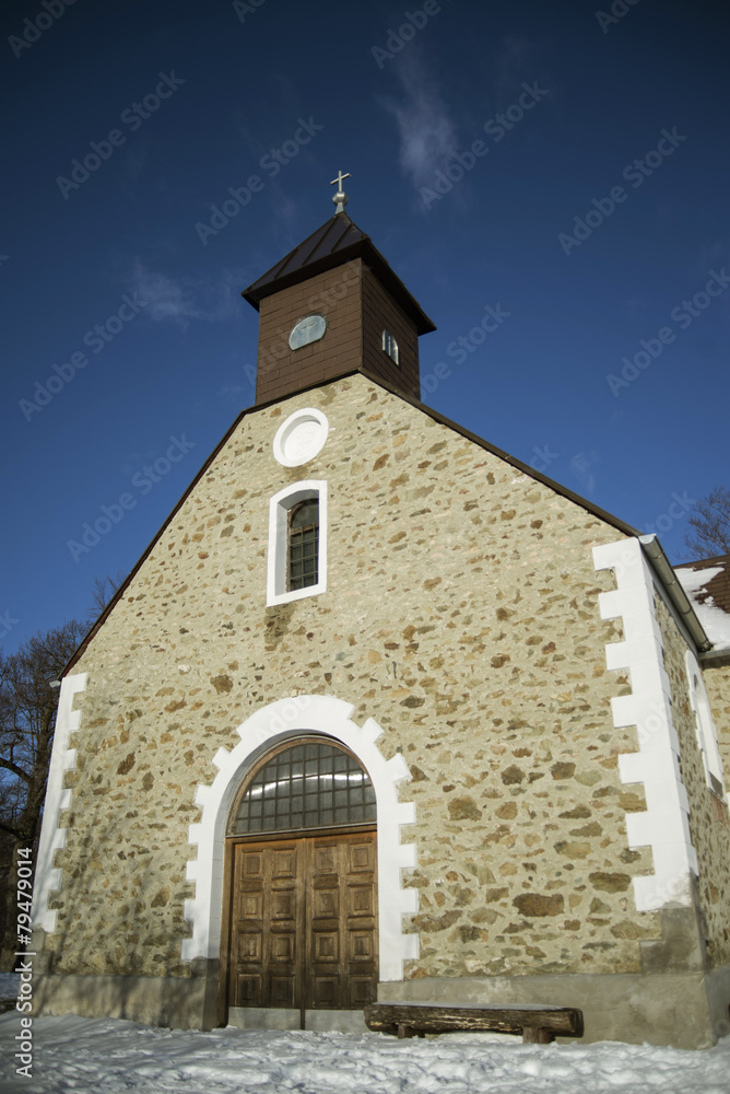 old chapel above zagreb, croatia