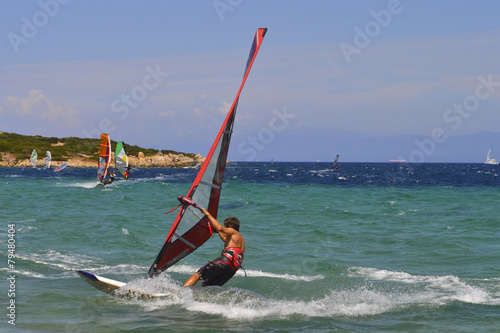 Windsurf, Baia dei Gabbiani, Sardegna  © Wolfango Padua