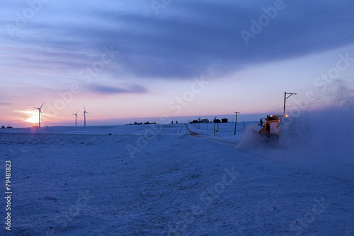 Rural Illinois winter time © Henryk Sadura
