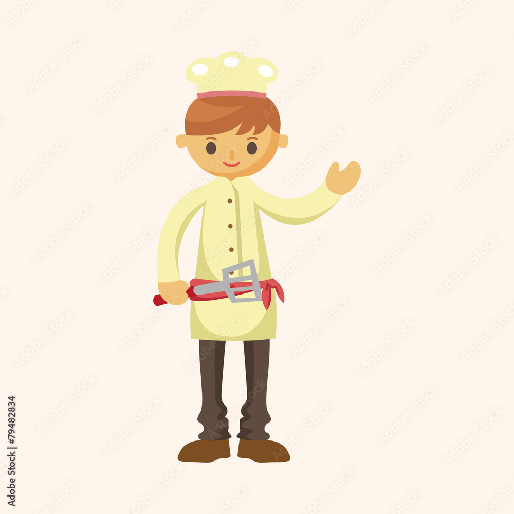 chef theme elements vector,eps