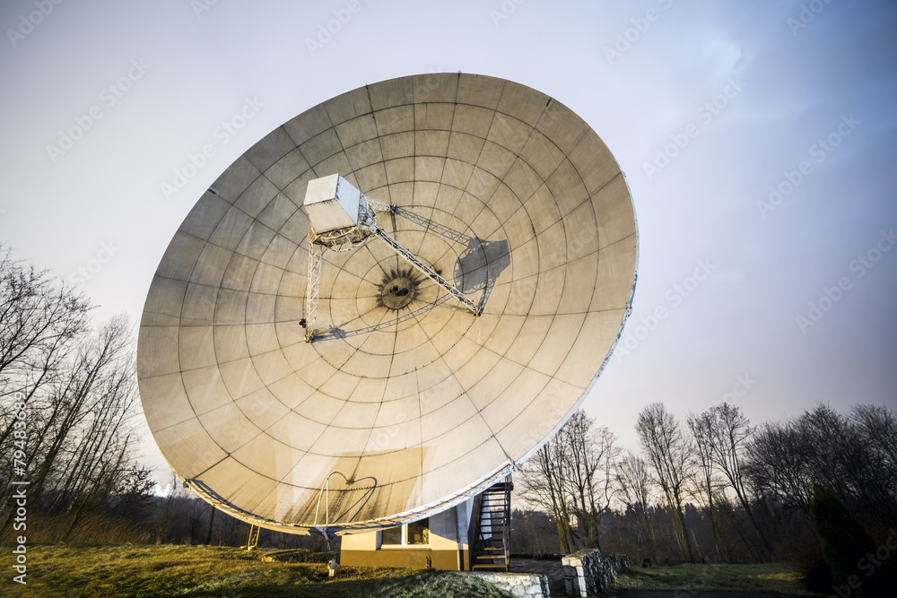 Big satellite dish.