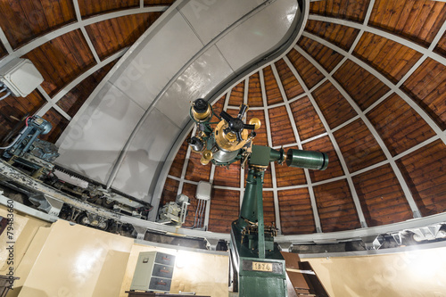Photography Astronomy telescope in an astronomical observatory