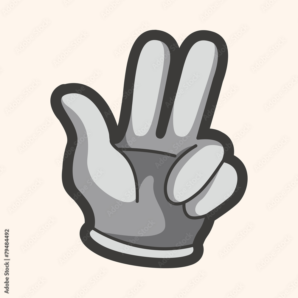 hand theme elements hand theme elements