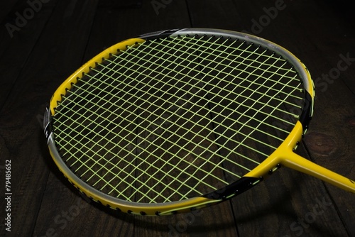 Badminton racket © smoczyslaw