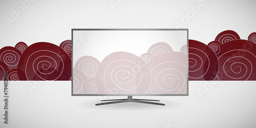 SMART TV MARKETING VECTOR
