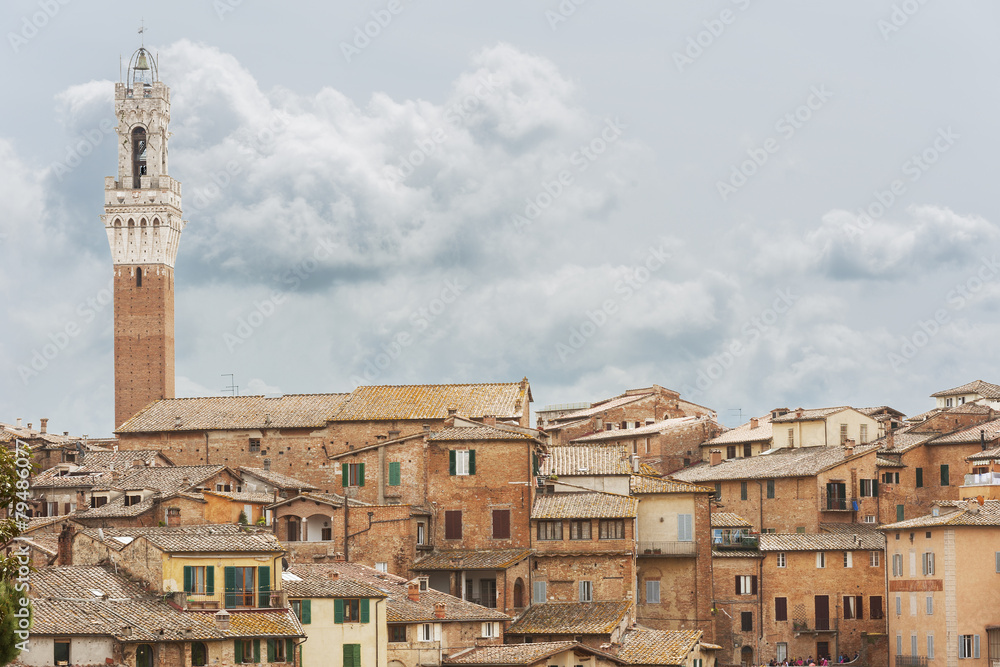 Skyline of Siena,Tascany,Italy,Europe