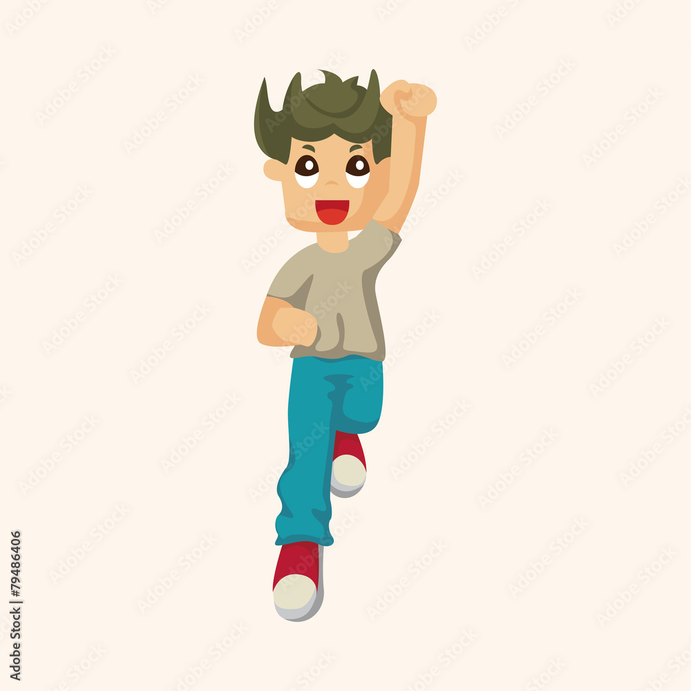 jumping person theme elements jumping person theme elements