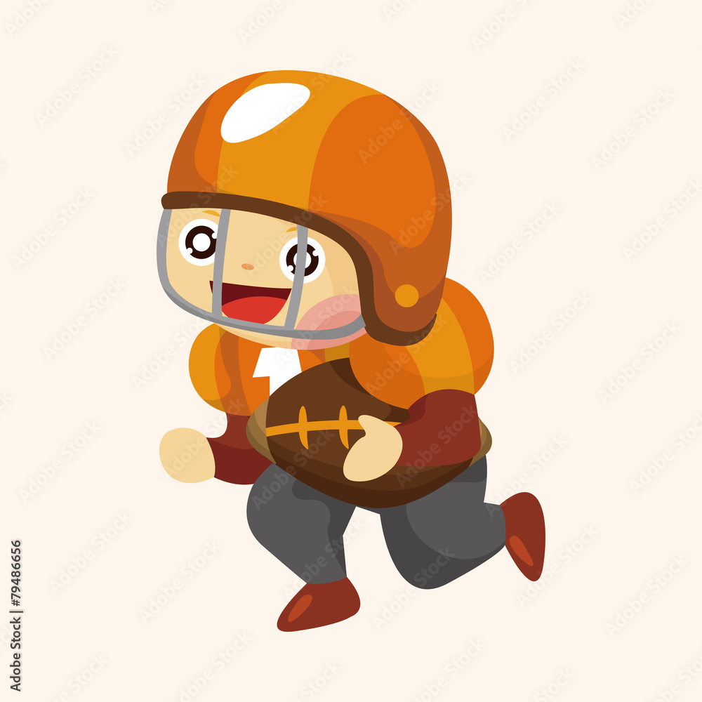 football player theme elements football player theme elements